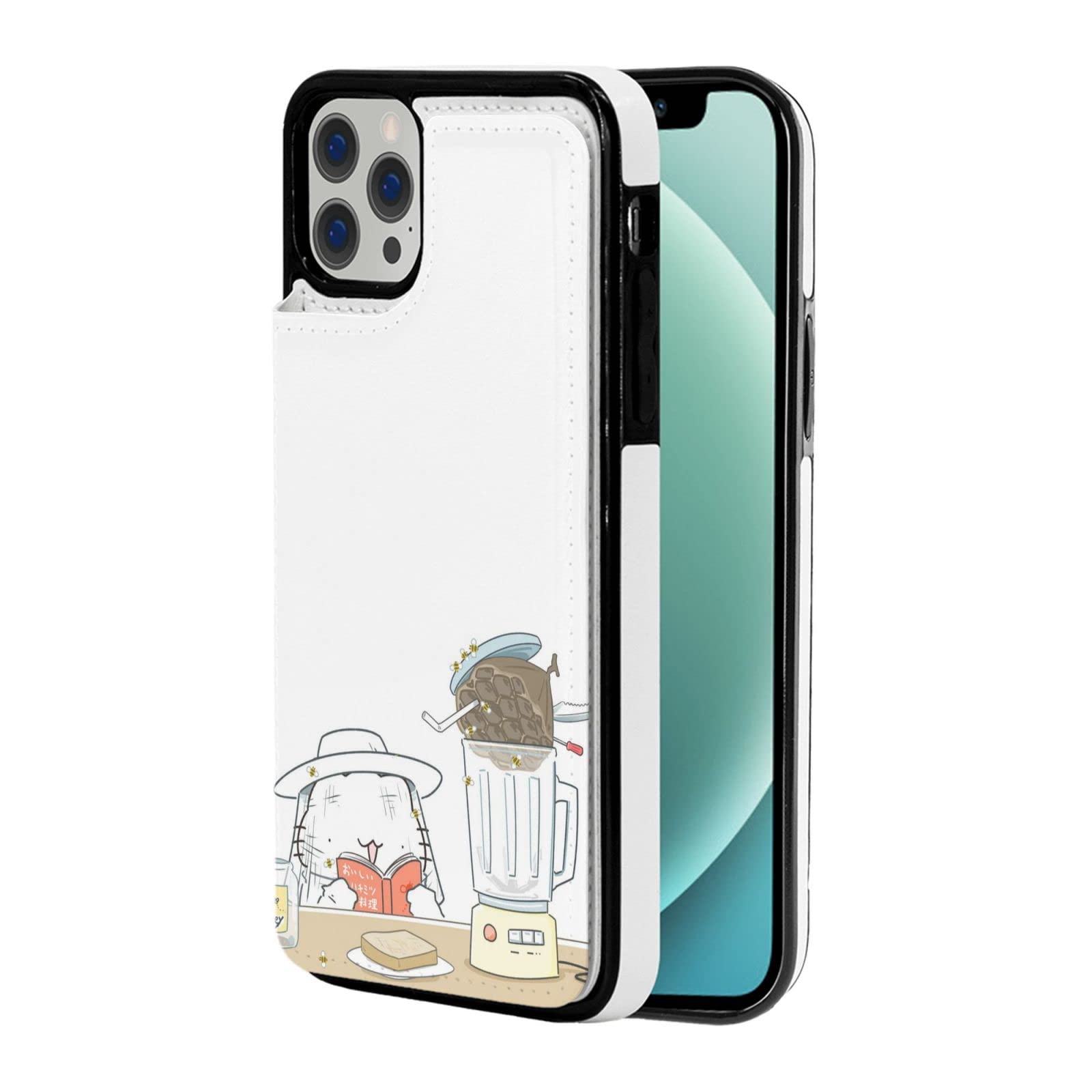 Amazon.co.jp: からめる IPhone12ケース スマホケース puレザー 財布型